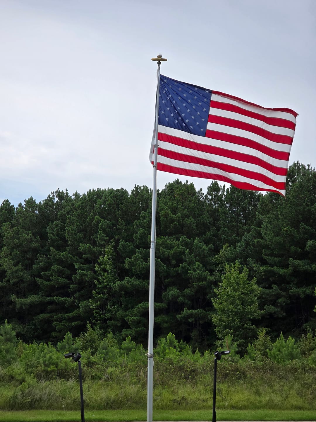 Customer photo review of 5' x 8' American Flag