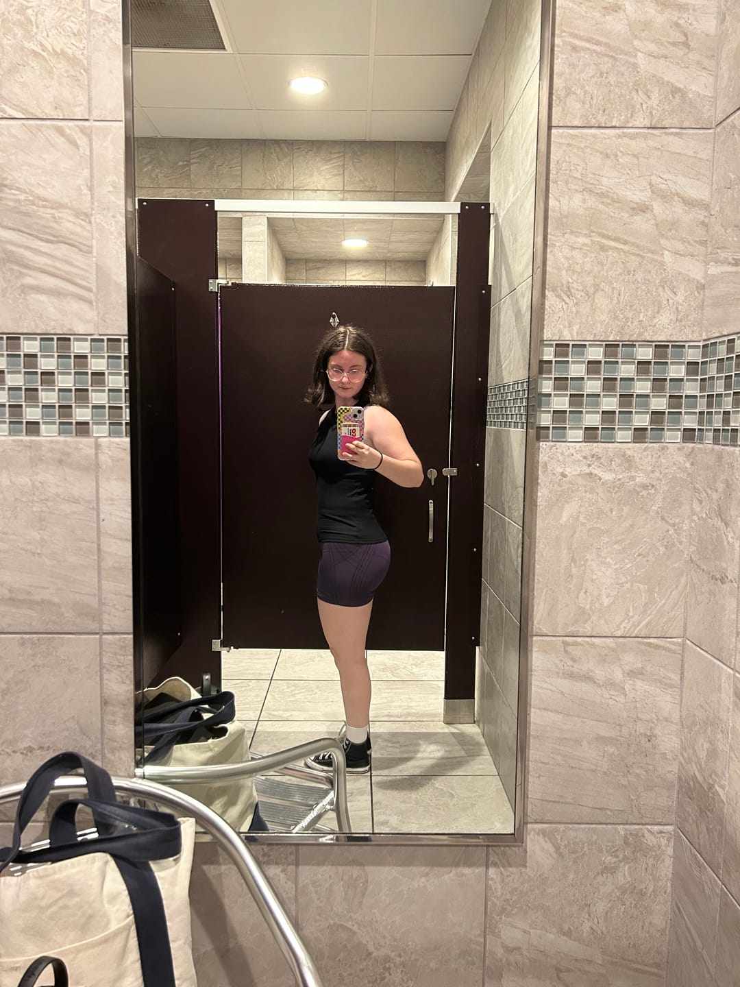 Customer photo review of W1143 Batman Seamless Shorts