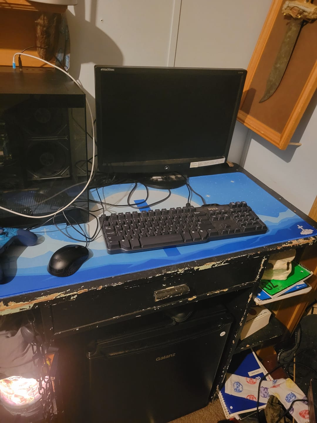Customer photo review of Cross Blue Mousepad