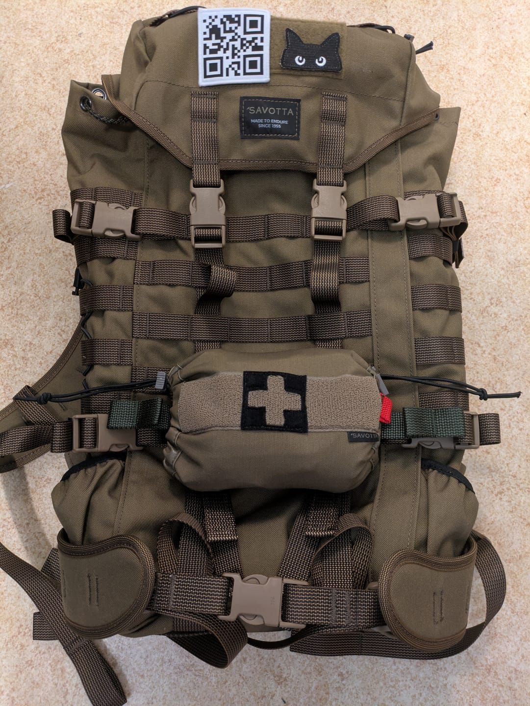 Customer photo review of Jääkäri M backpack