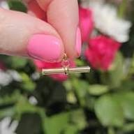 Customer photo review of Bar diamanté necklace