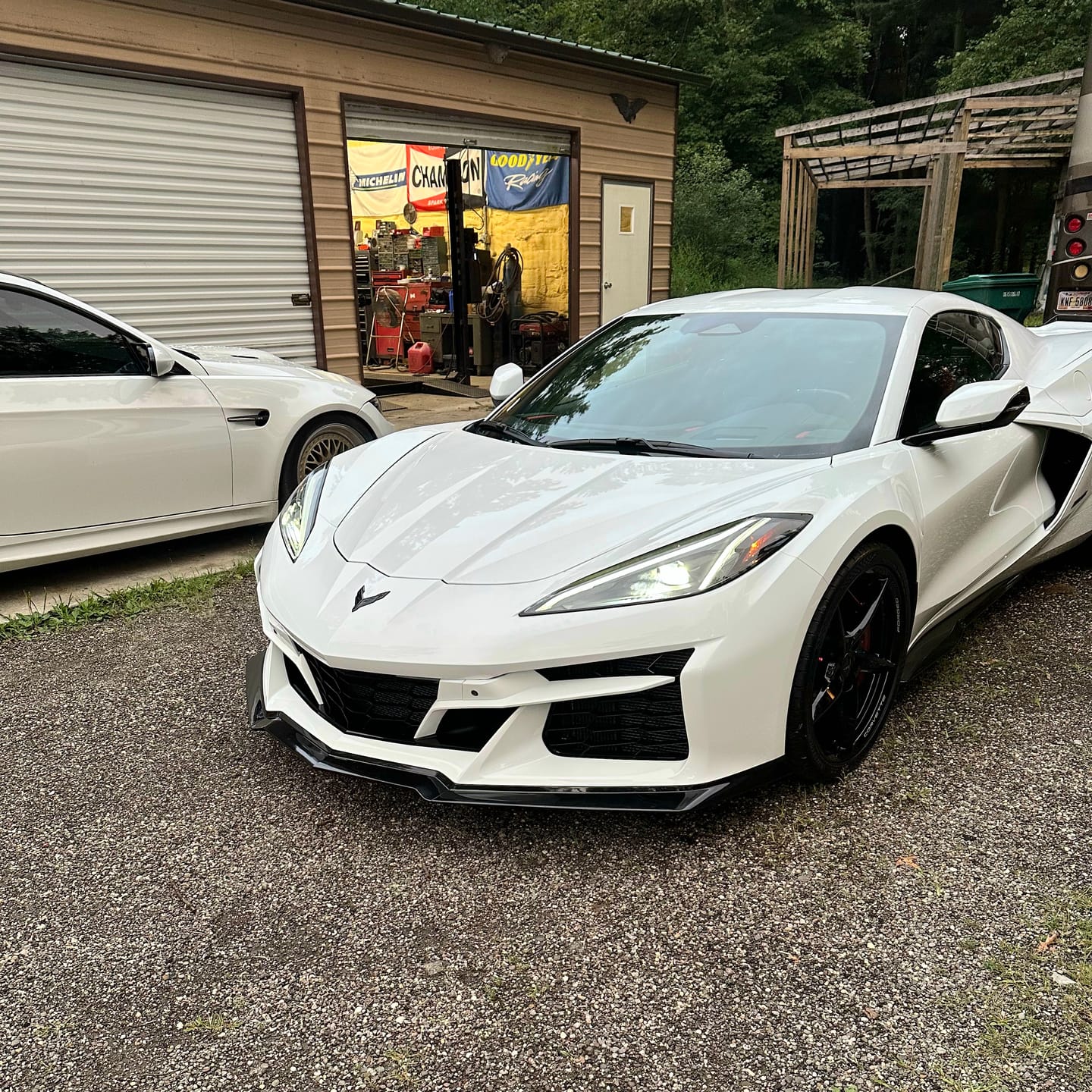 Customer photo review of Corvette C8 Z06 / E-Ray DRY CARBON FIBER Front Splitter [Z07 Package]