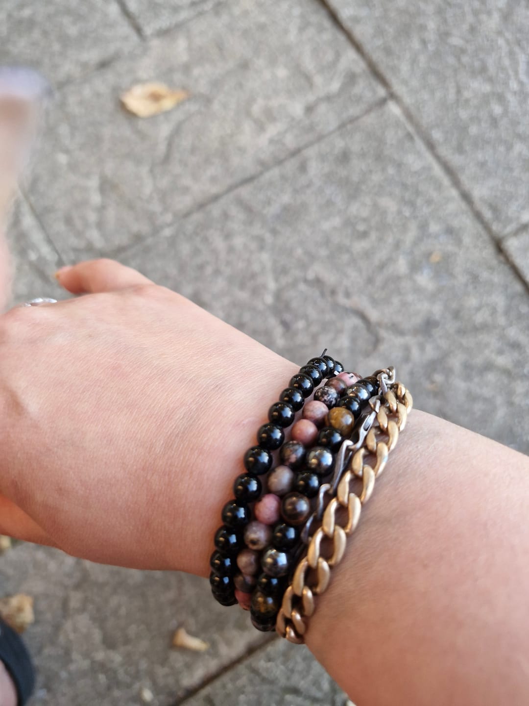 Customer photo review of Bracelet Onyx "Maitrise de Soi"