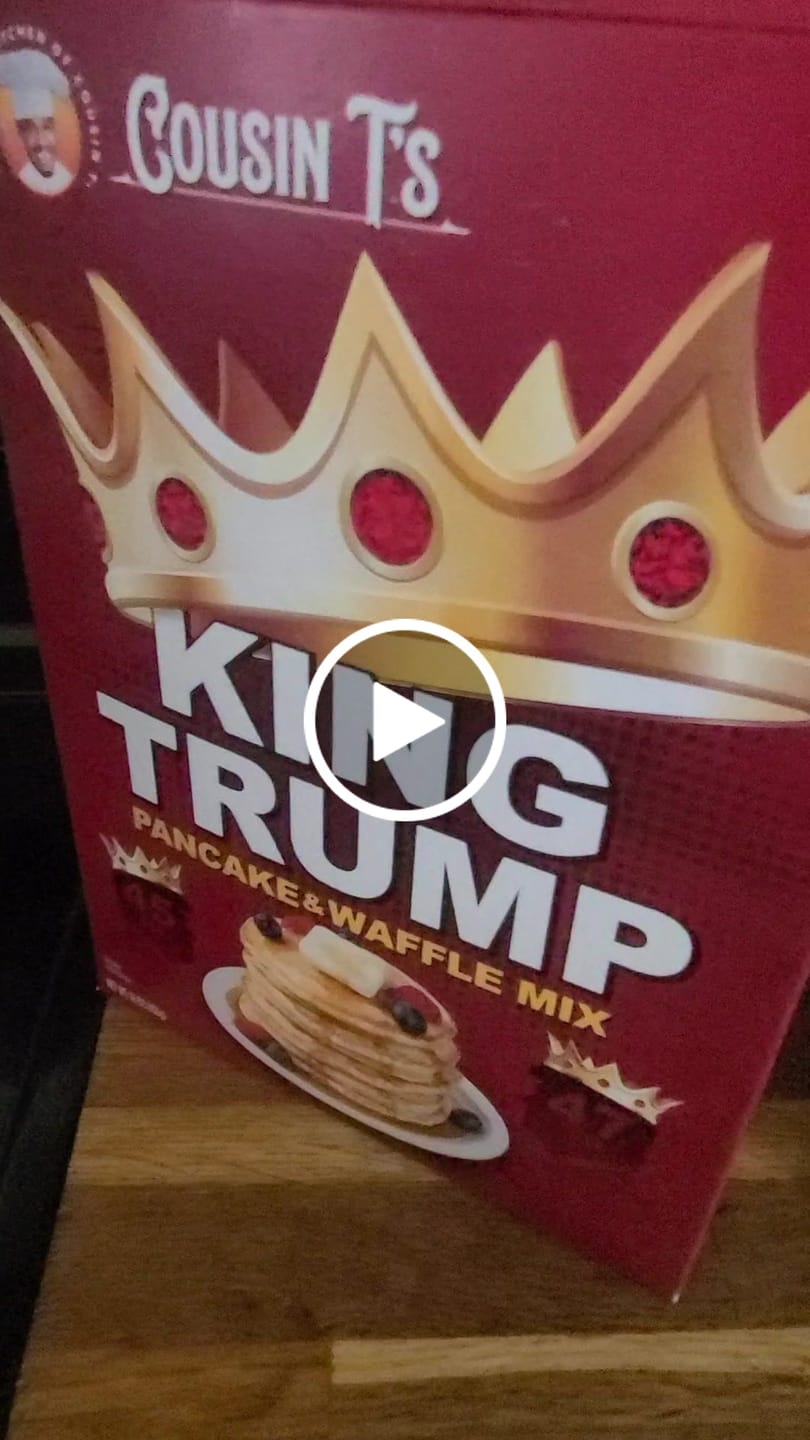 Customer video review of Cousin T’s - King Trump Pancake & Waffle Mix