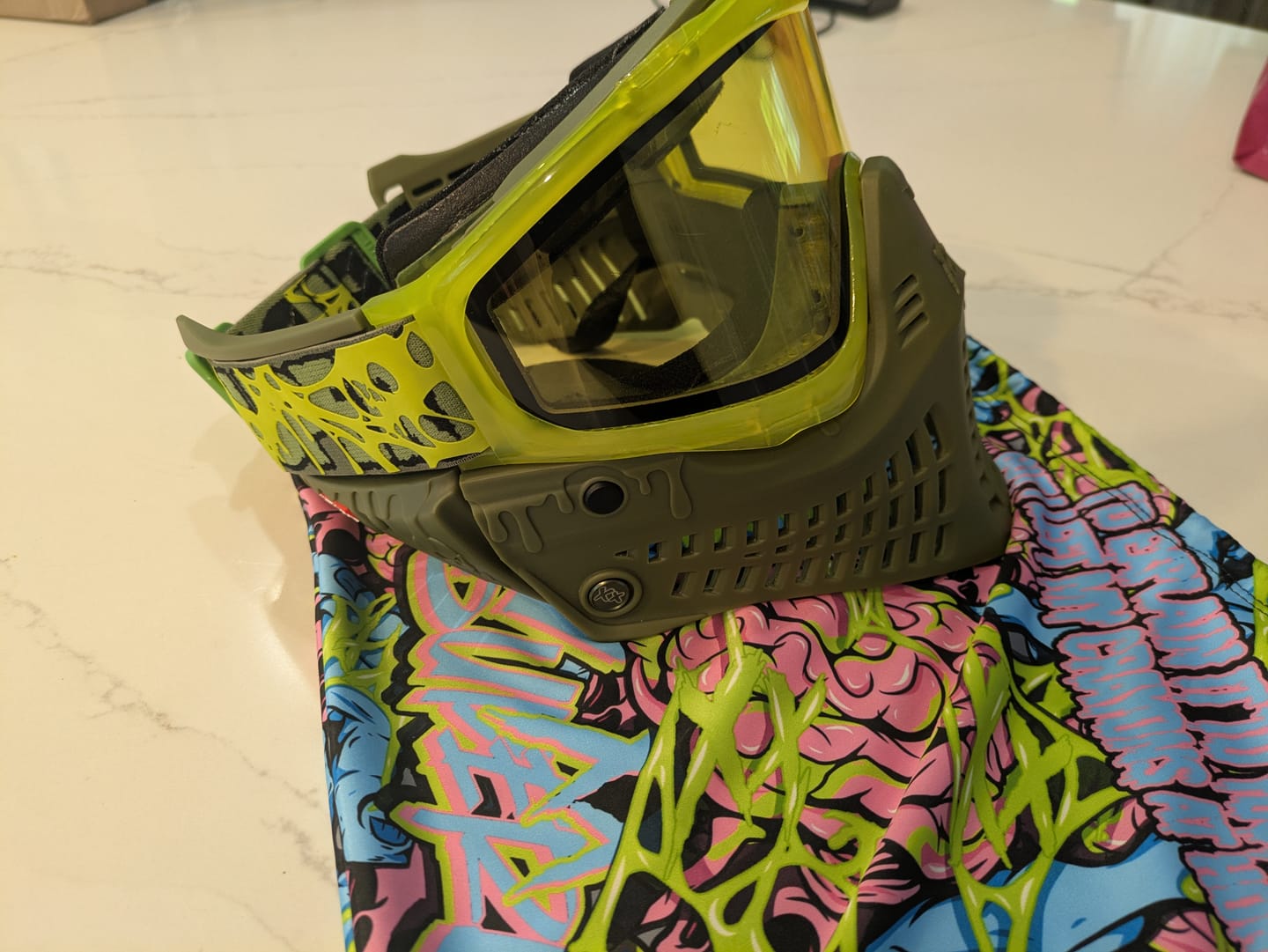 Customer photo review of JT™ PROFLEX LE GOGGLE FRAME - HIGHLIGHTER VOLT