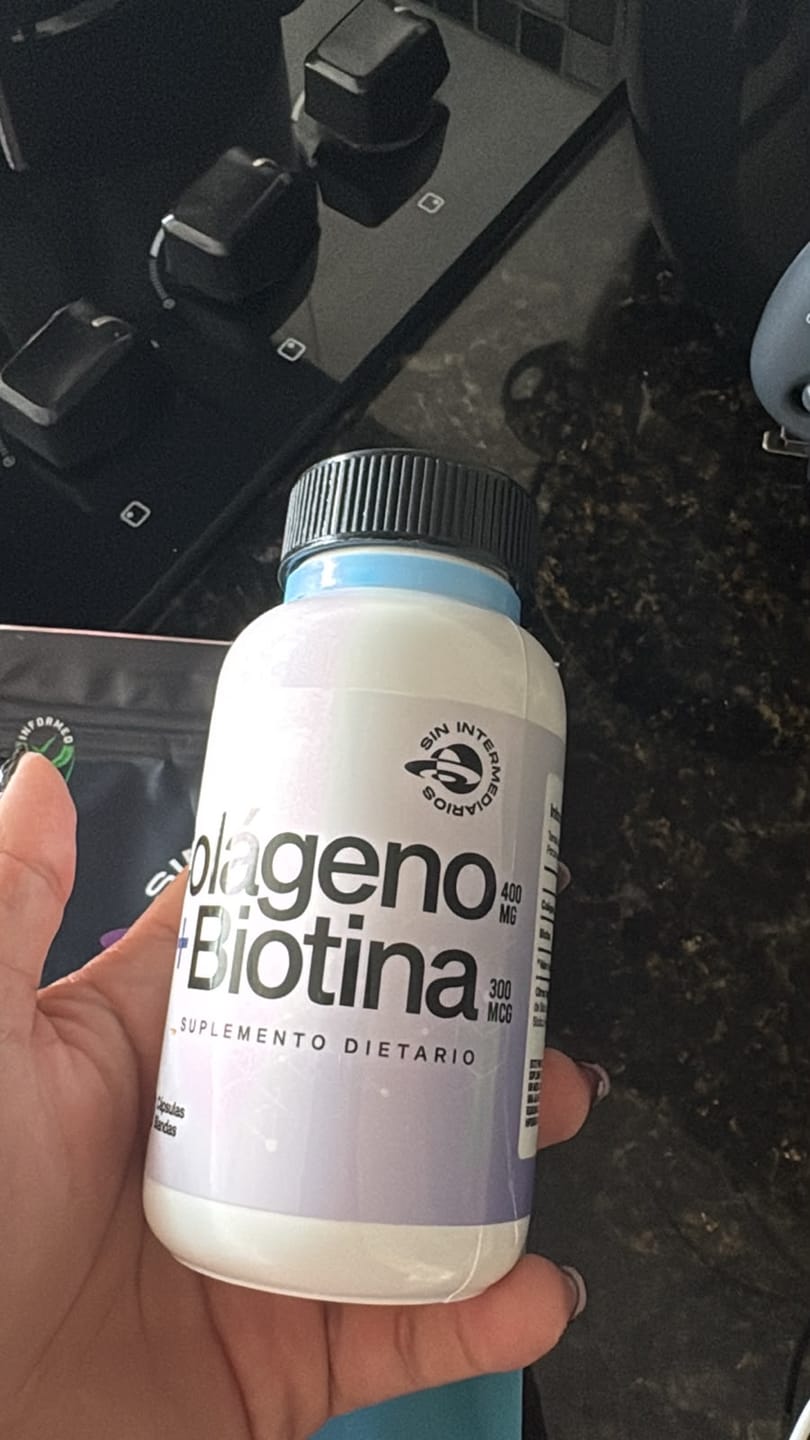 Customer photo review of Cápsulas Colágeno + Biotina