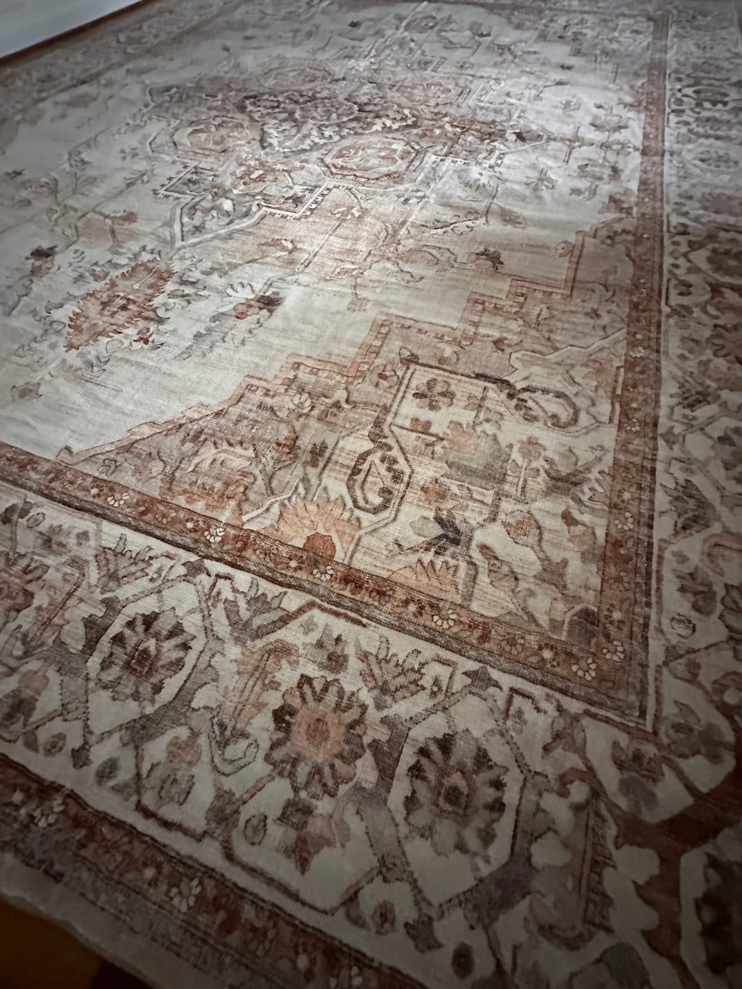 Customer photo review of Sylva Washable Area Rug - Beige