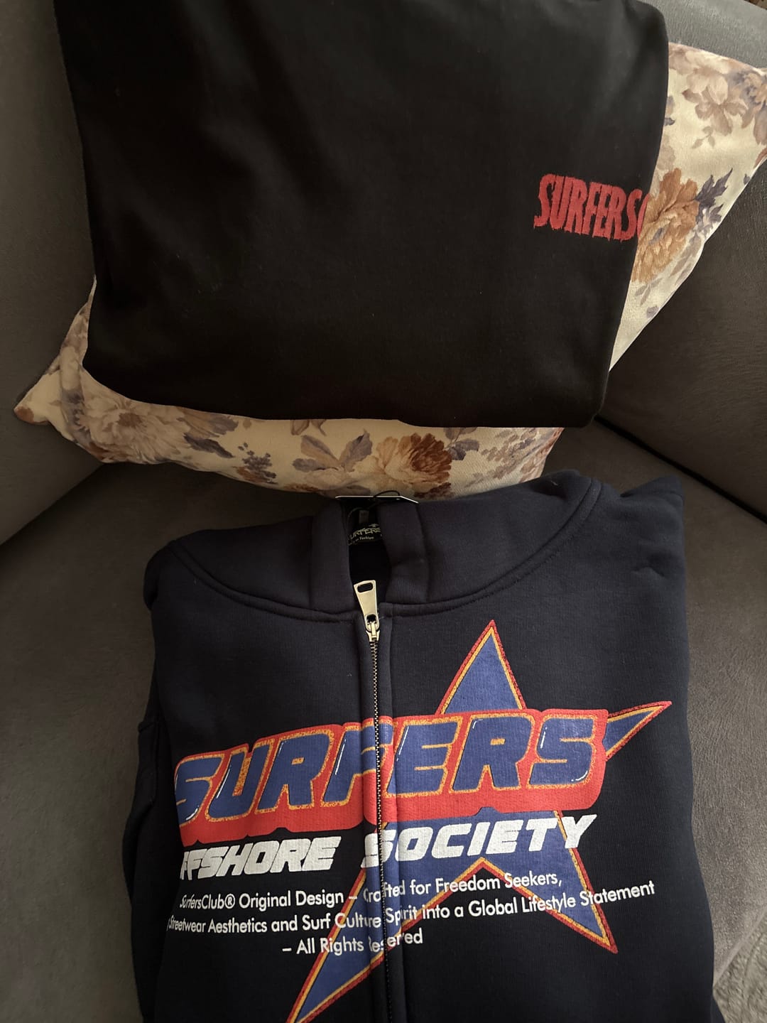 Customer photo review of The Void — Oversized Tee