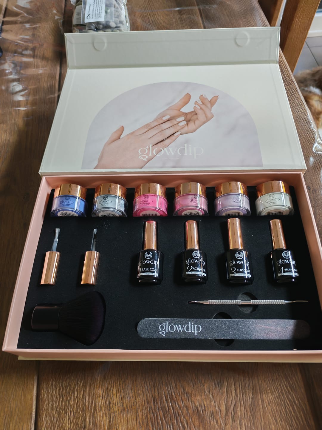 Customer photo review of Glowdip Alles-in-één Manicure Set