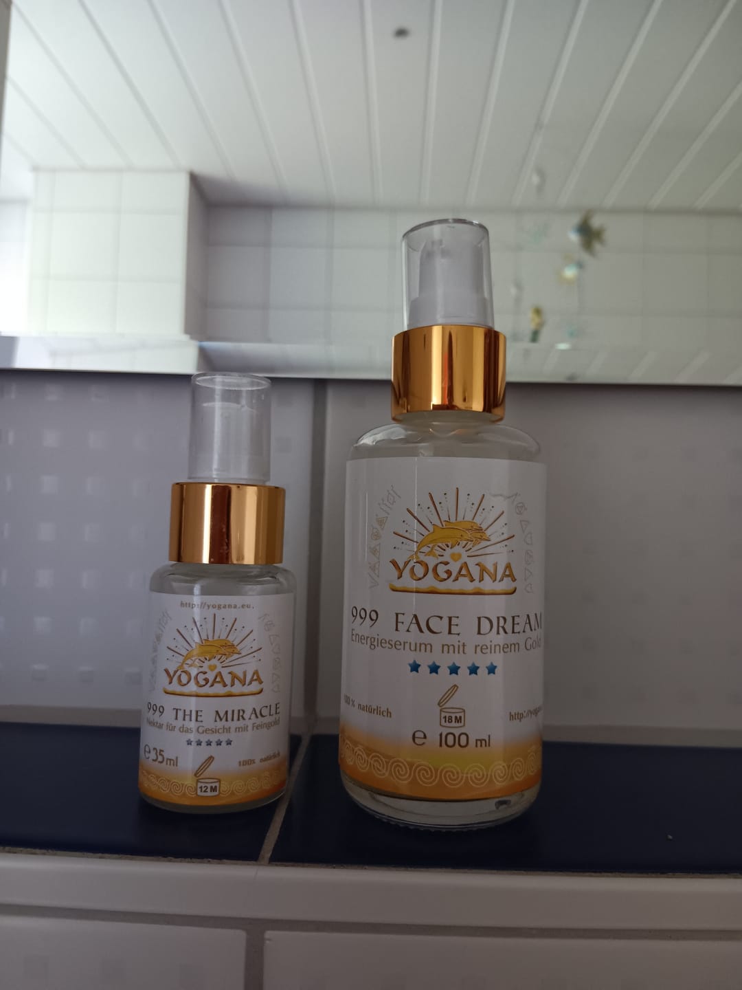 Customer photo review of Face Dream Goldserum - Anti-Aging Gesichtspflege mit Feingold - Yogana