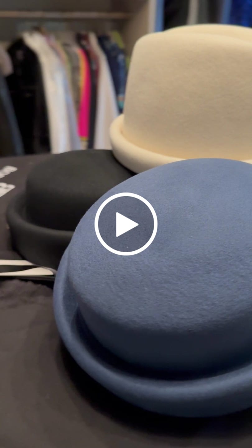 Customer video review of Russian Pillbox Hat - Navy