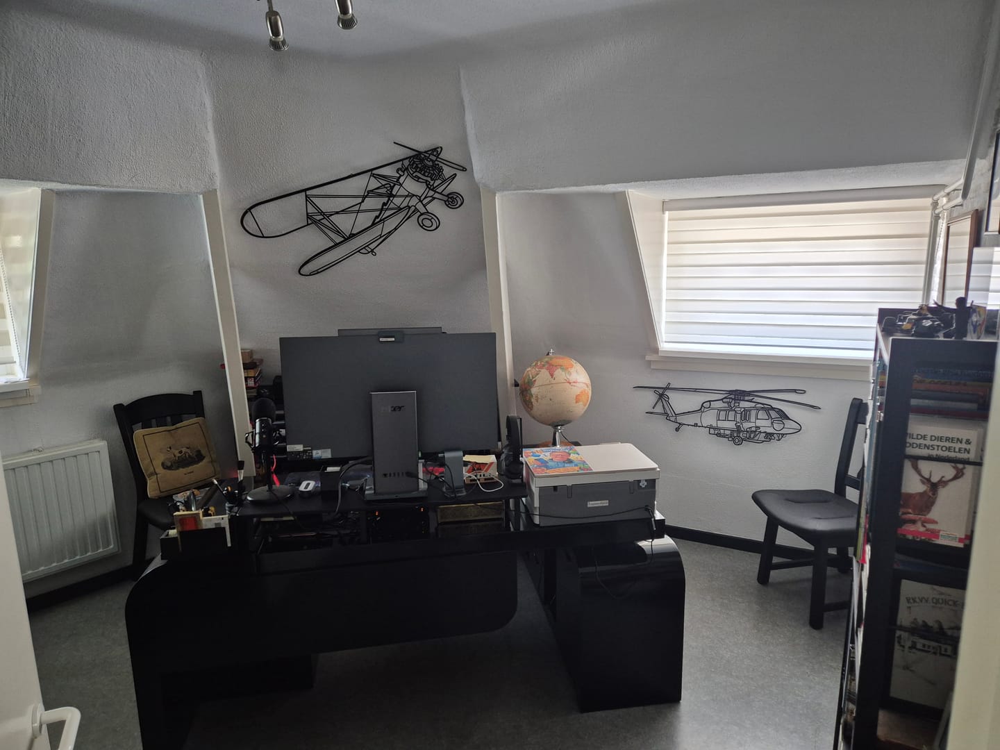 Customer photo review of Model 75 Silhouette Metal Wall Art