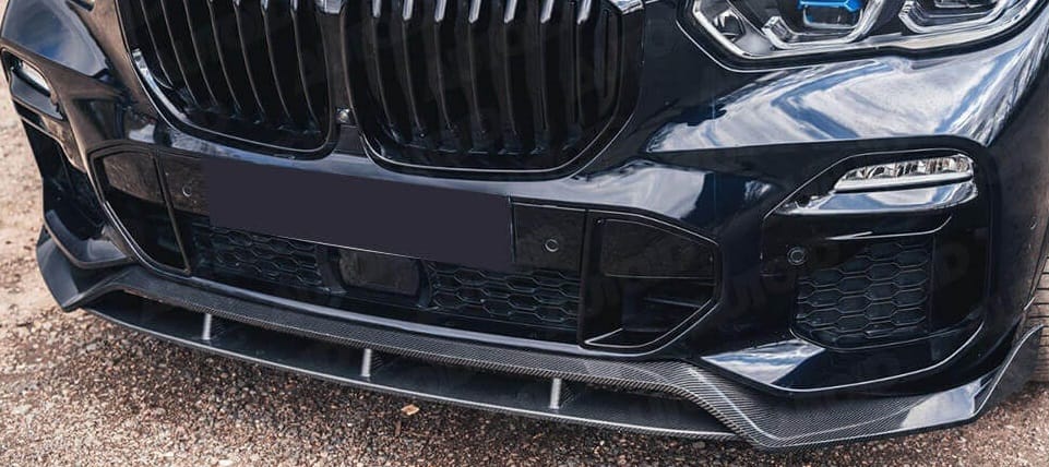 Customer photo review of BMW Carbon Fiber M Performance Style Front Splitter for G05 X5 Pre-LCI