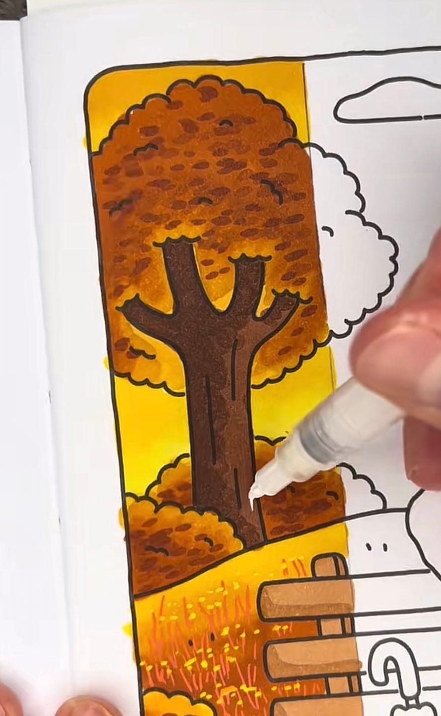 Customer photo review of Ohuhu Honolulu 48 Colors Dual Tips Alcohol Art Markers (New Color Codes)