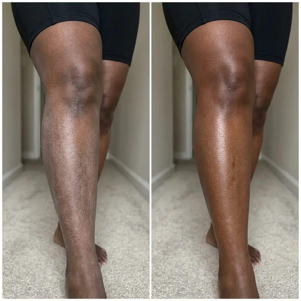 Customer photo review of Shimma™ Body Glow Oil