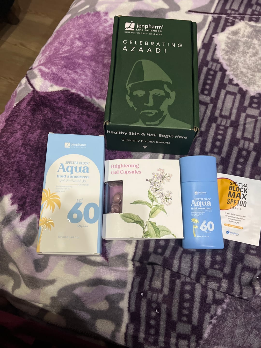 Customer photo review of Spectra Block Aqua Fluid Sunscreen SPF 60 PA+++