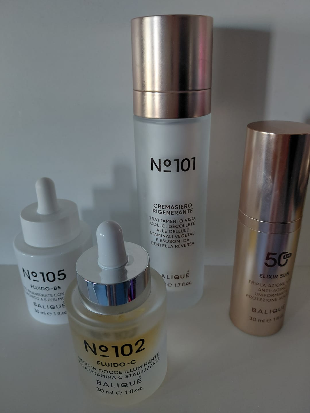 Customer photo review of ELIXIR SUN SPF50 - Siero Viso tripla azione