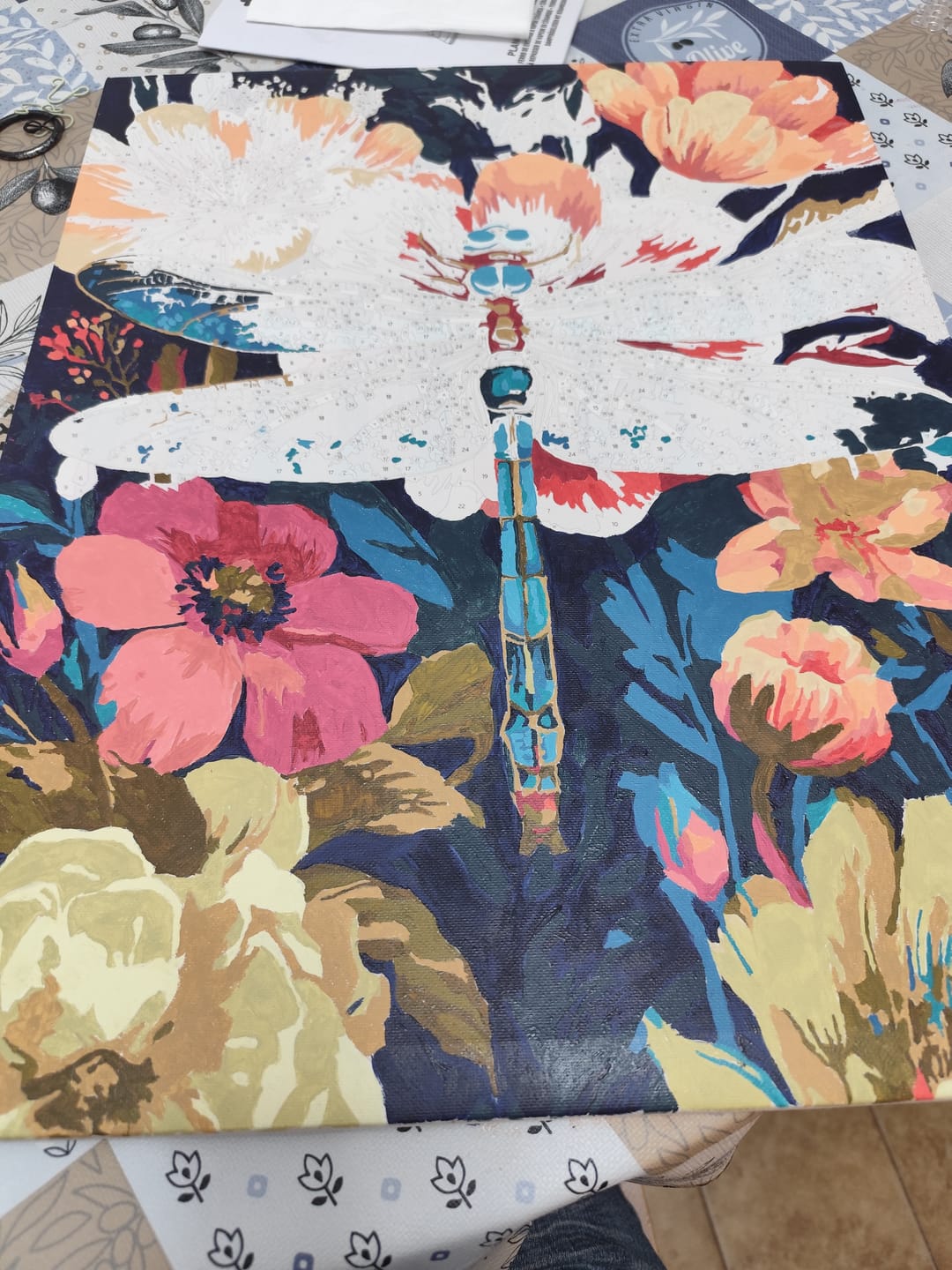 Customer photo review of Precious Dragonfly | Paint by Number