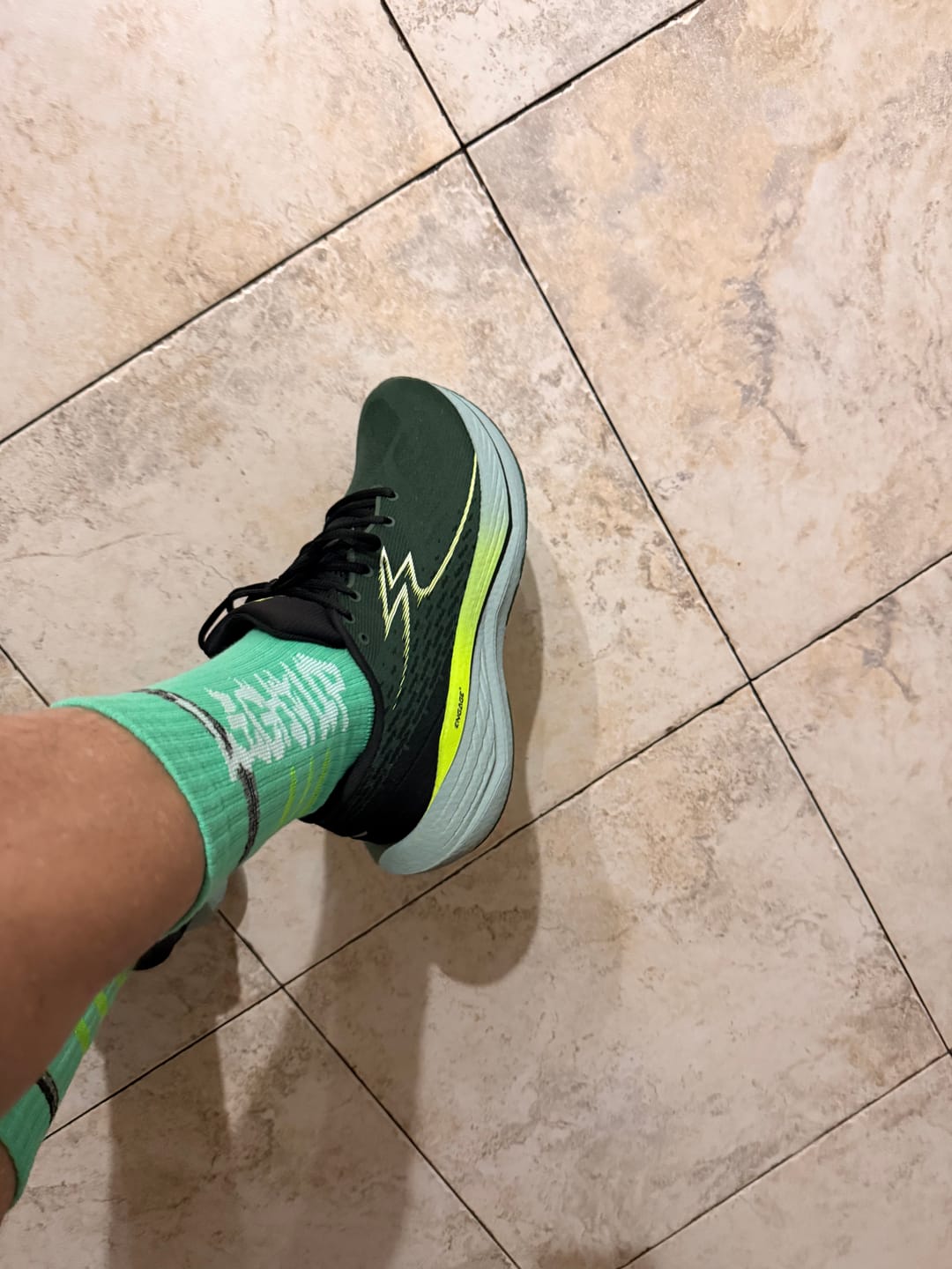 Customer photo review of MEN'S 361-KAIROS 4: Sago Cycas/Bright Yellow