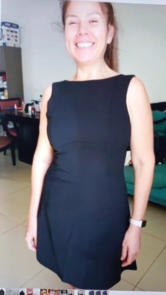 Customer photo review of Amara Mini Dress - Ivory