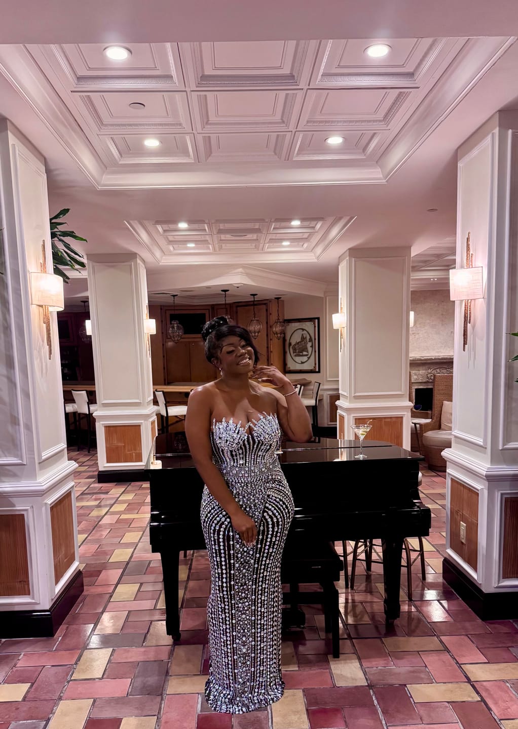 Customer photo review of Fool In Love Black Maxi Dress (Ready To Ship)