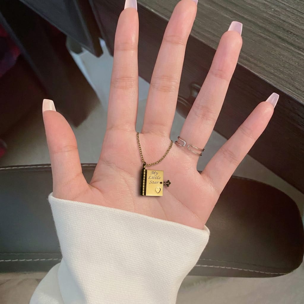 Customer photo review of Hidden Letter Necklace™