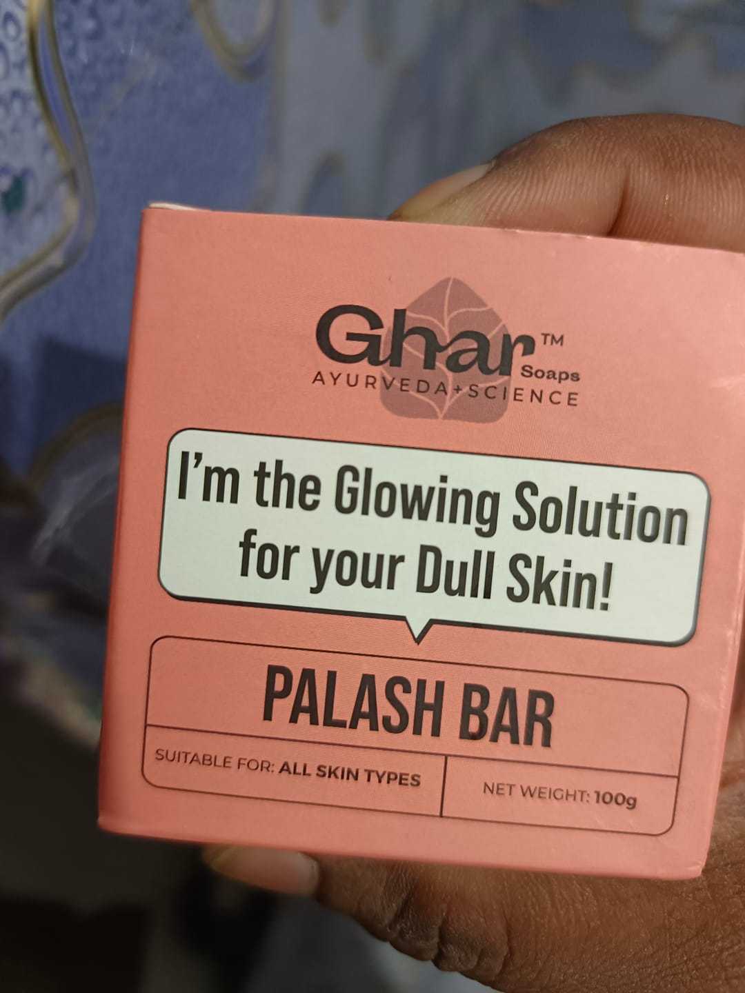 Customer photo review of Palash Soap for Glowing Skin