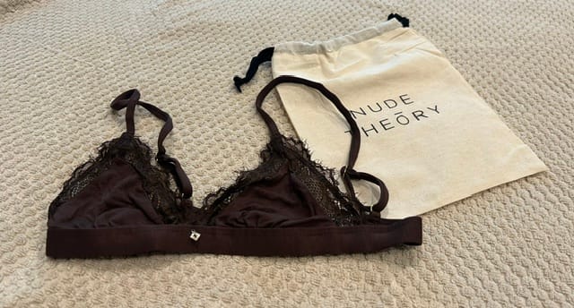 Customer photo review of Chocolate Lace Bralette