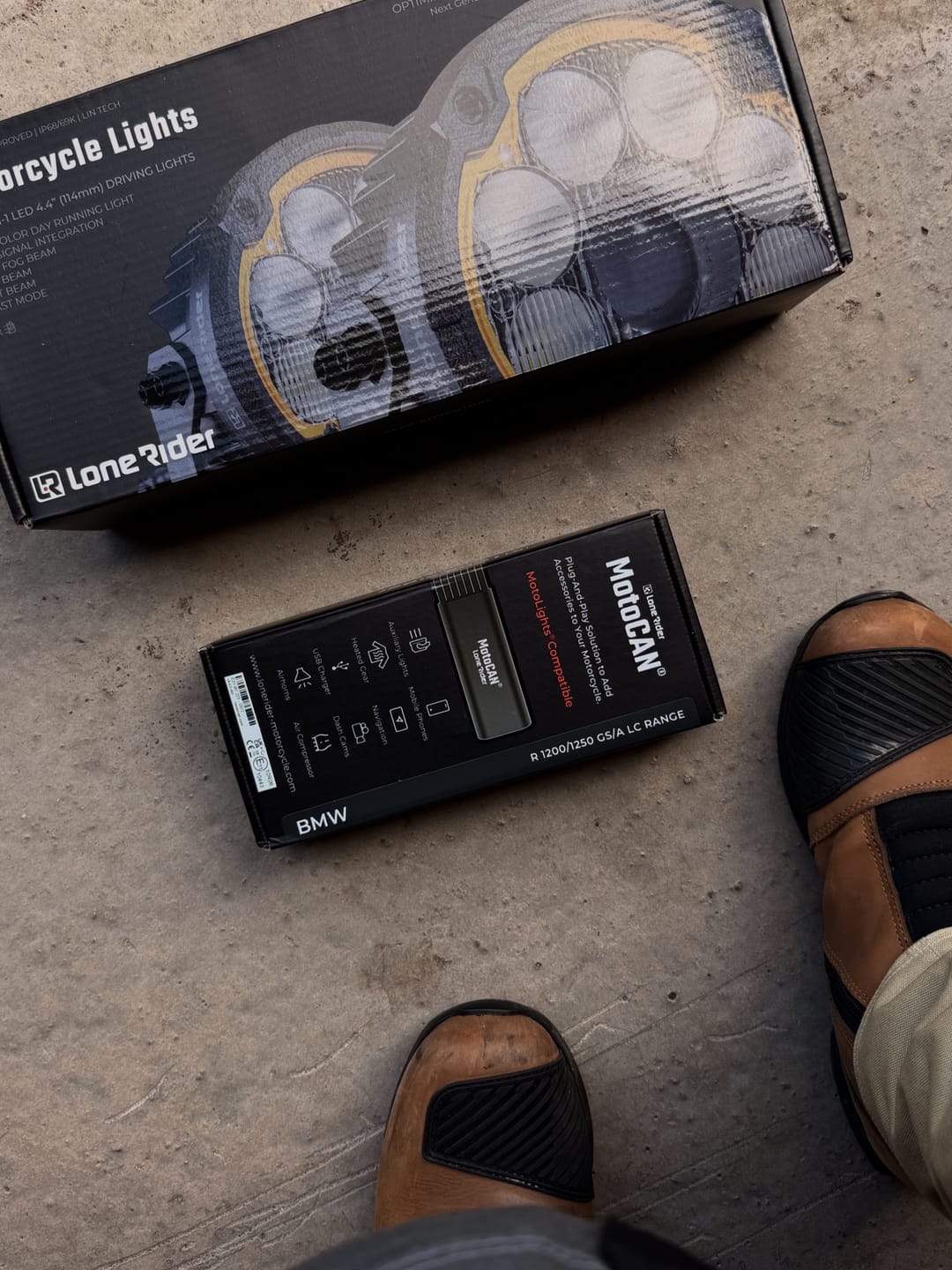 Customer photo review of MotoCAN® – Motorcycle Accessories Manager