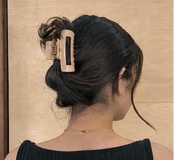 Customer photo review of Cloud Comfort Hair Clip