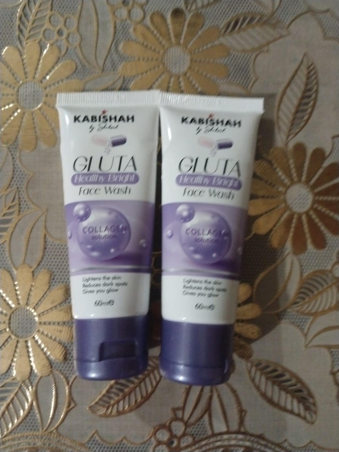 Customer photo review of Gluta Healthy Bright Facewash Double Pack