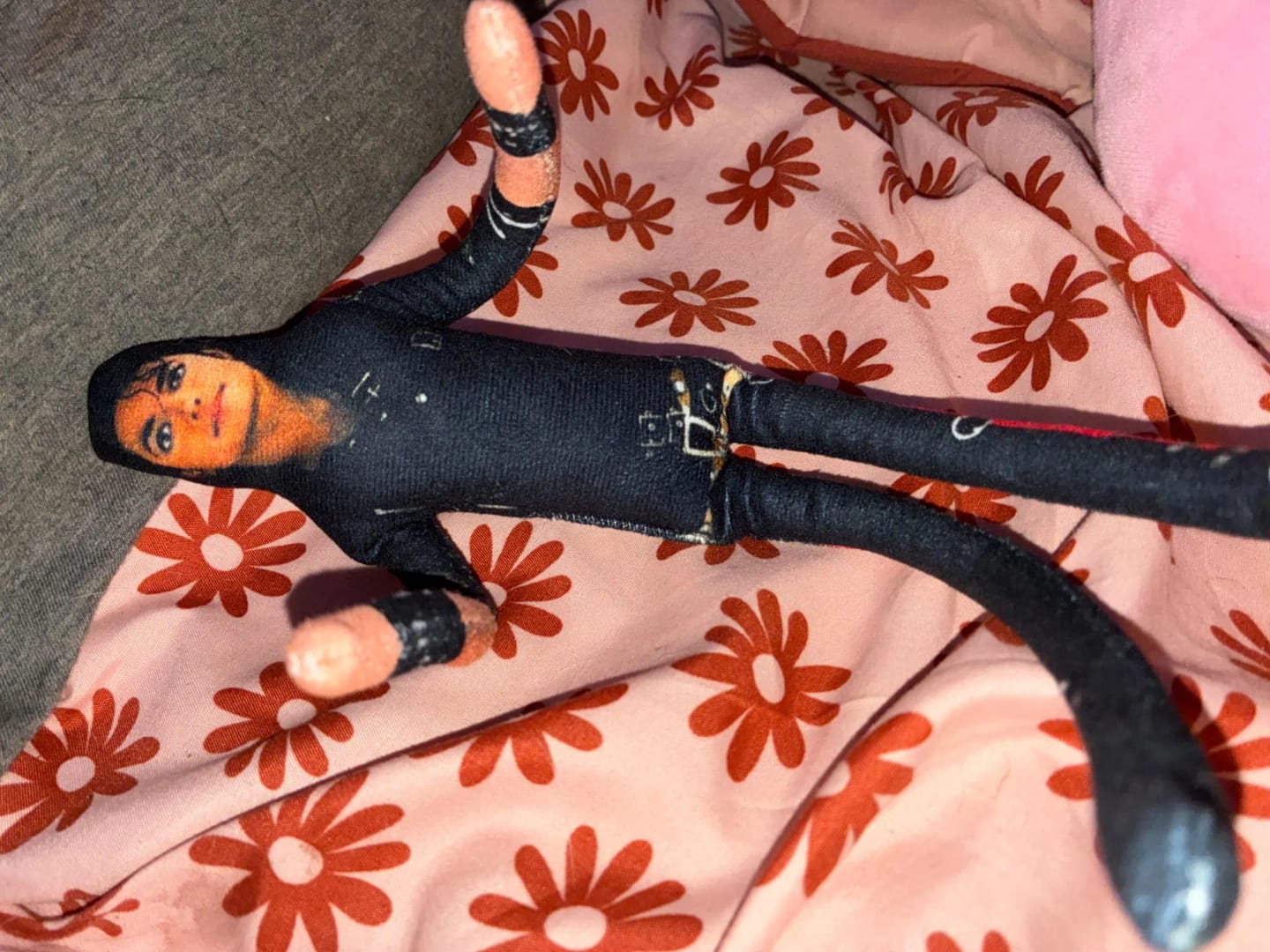 Customer photo review of Mini Michael Doll Plush