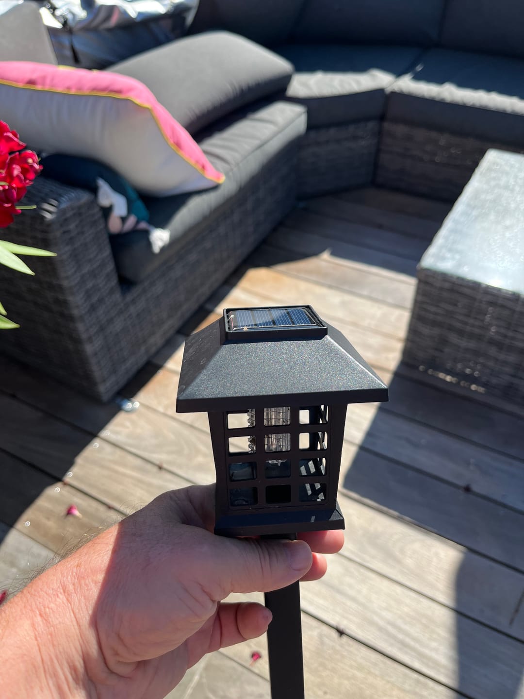 Customer photo review of Lampe Solaire Anti-Moustiques