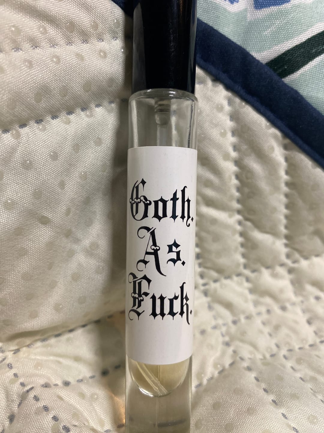 Customer photo review of Goth as Fuck