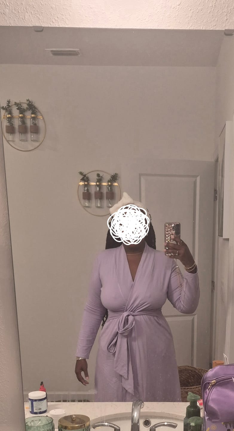 Customer photo review of The Morning Robe