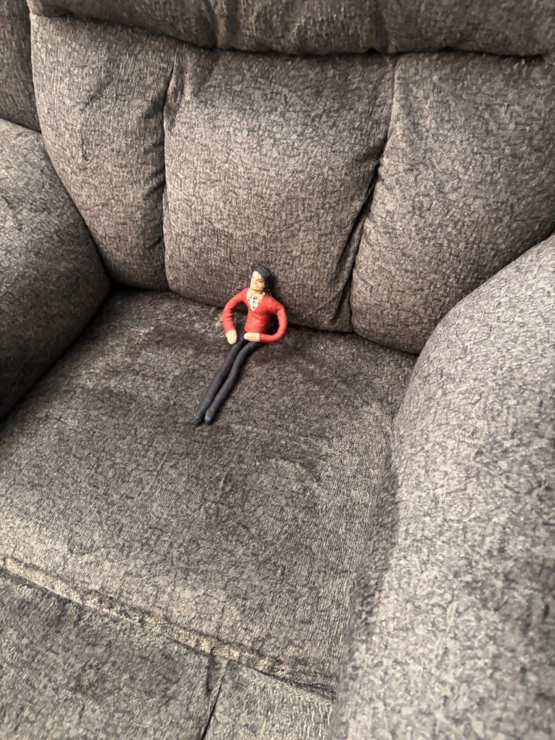 Customer photo review of Mini Michael Doll Plush