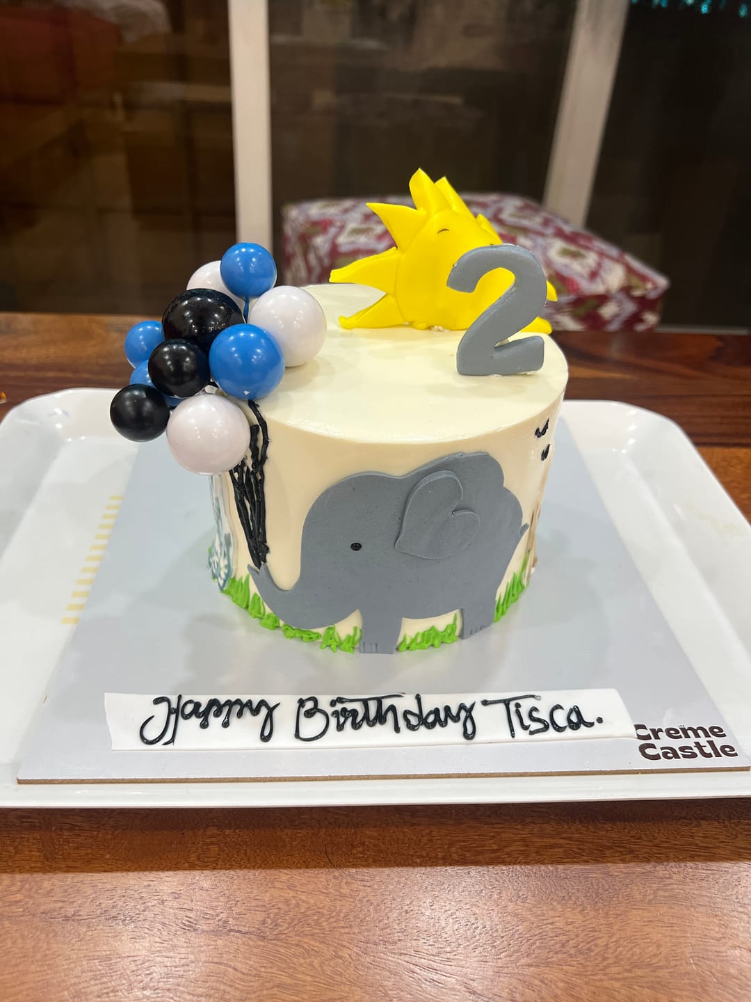 Customer photo review of Elephant Sunny Design Cake