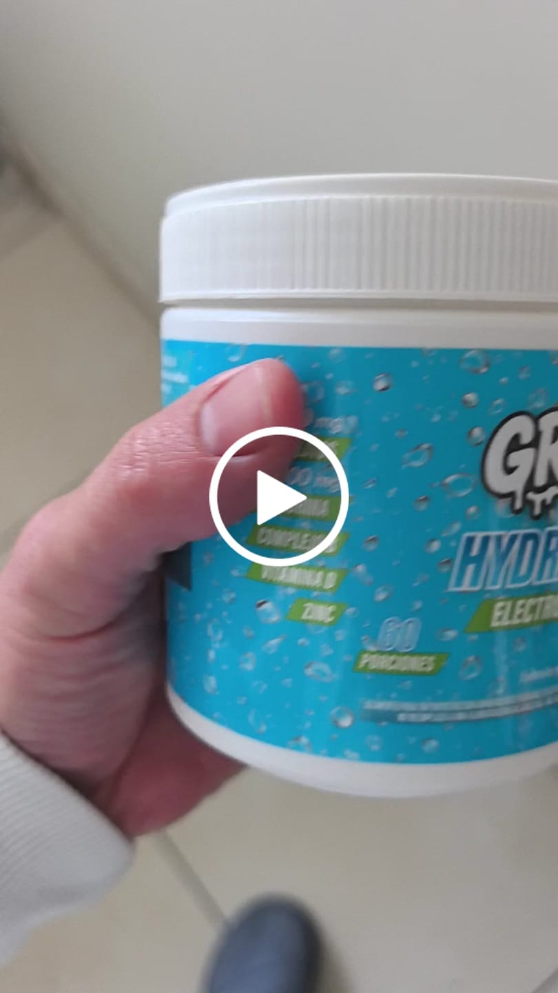 Customer video review of Grind Hydration | Electrolitos Premium – 60 Porciones ( Sabor Limonada)