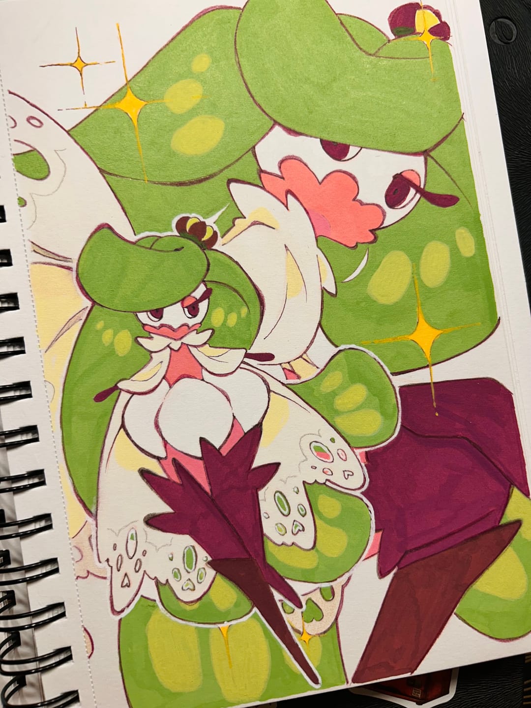 Customer photo review of Ohuhu Nahuku Direct-ink Acrylic Markers