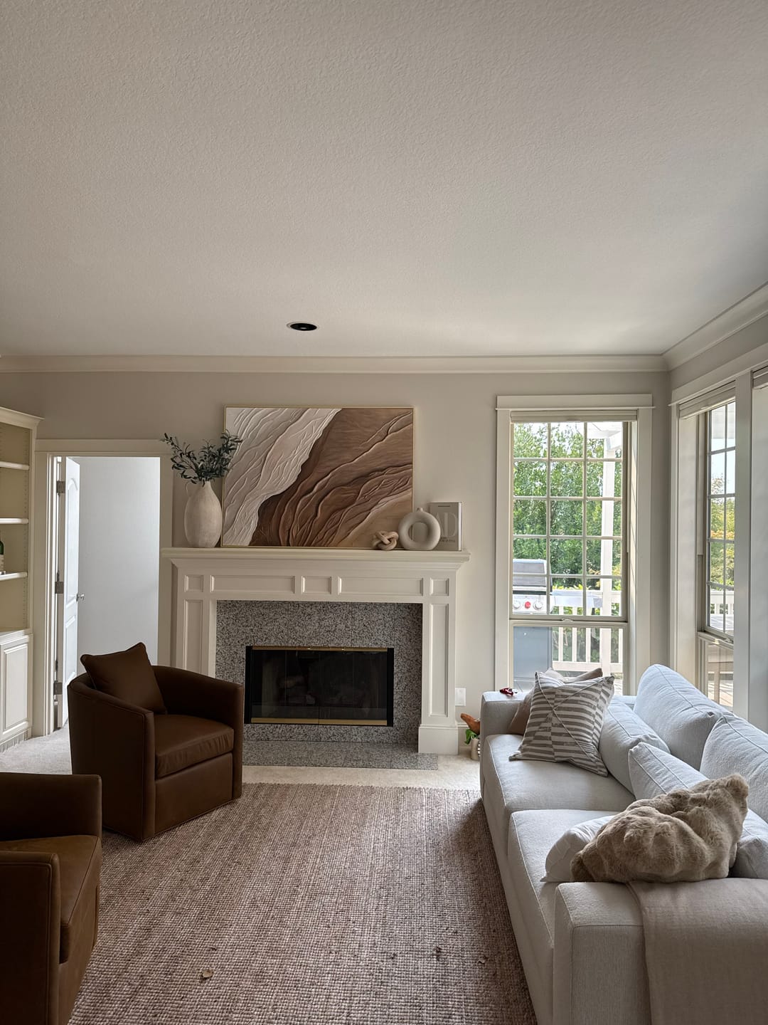 Customer photo review of Minimalist Textured Canvas Art #MT146