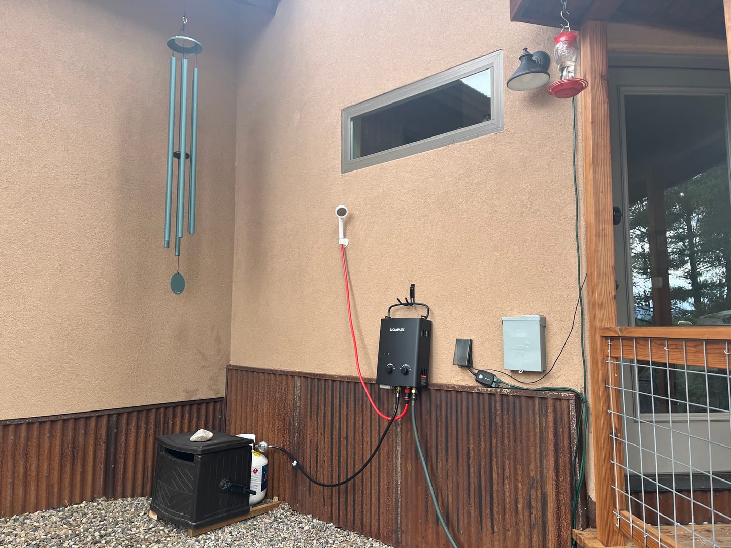 Customer photo review of Camplux AY132B Portable Propane Water Heater