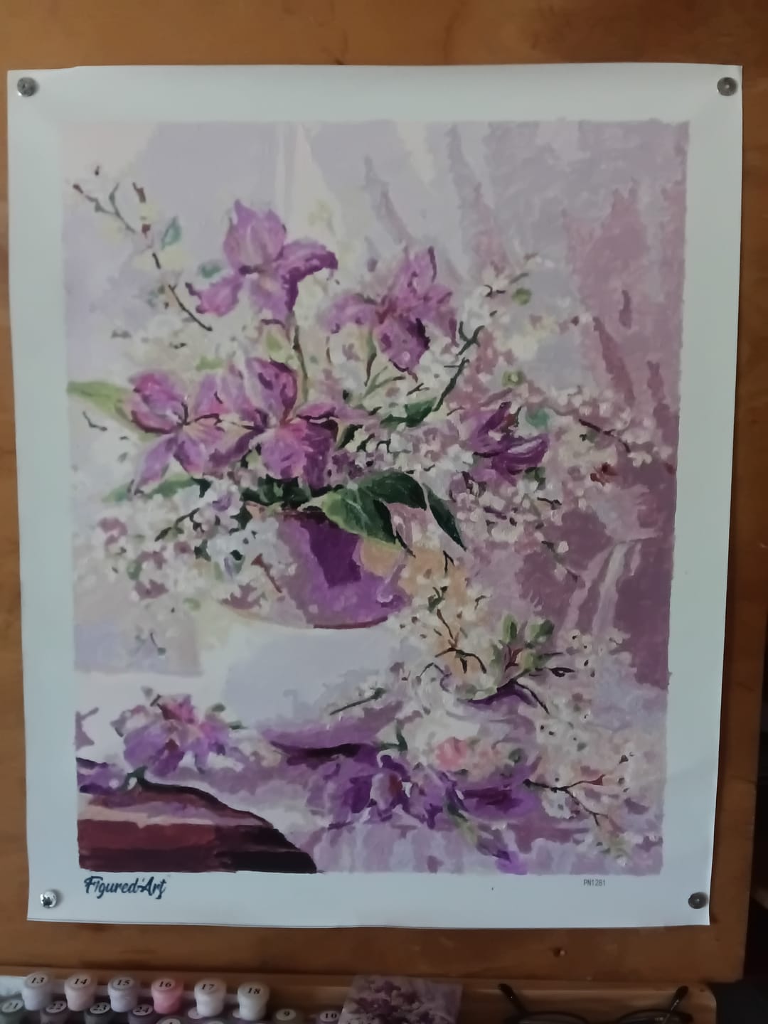 Customer photo review of Vase pourpre élégant