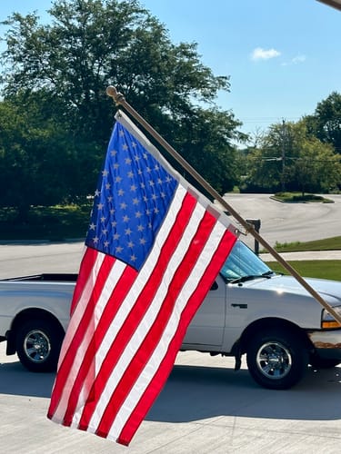 Customer photo review of 3' x 5' American Flag