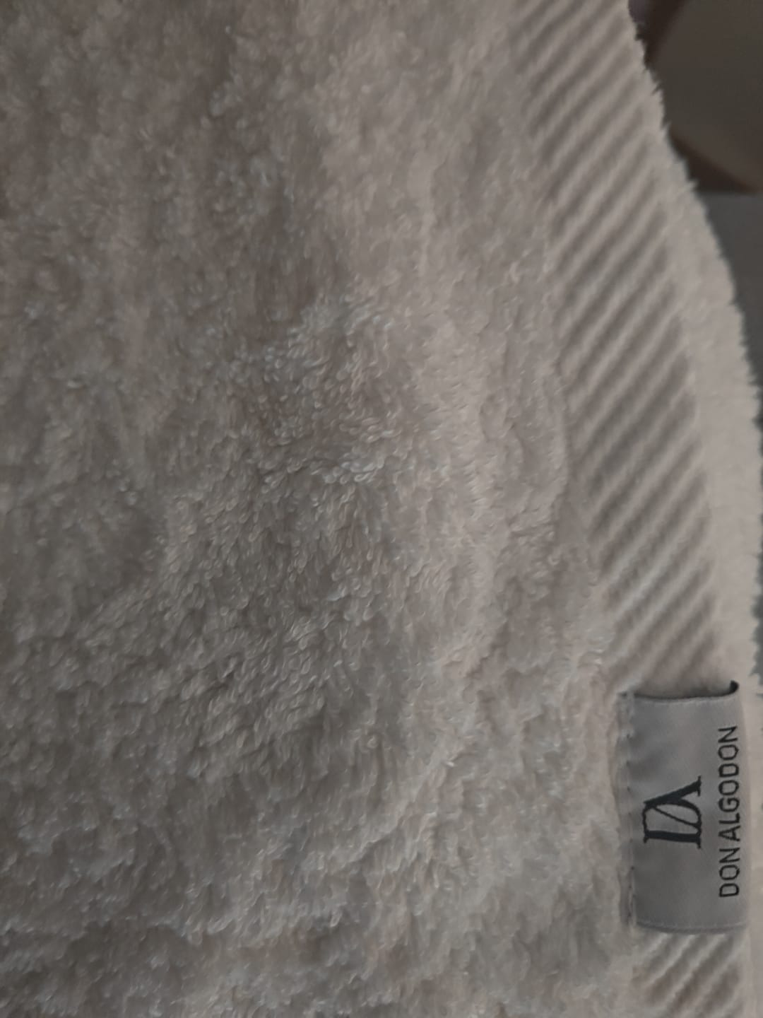 Customer photo review of Toalla de Bambú - 700 gr/m² - Blanco