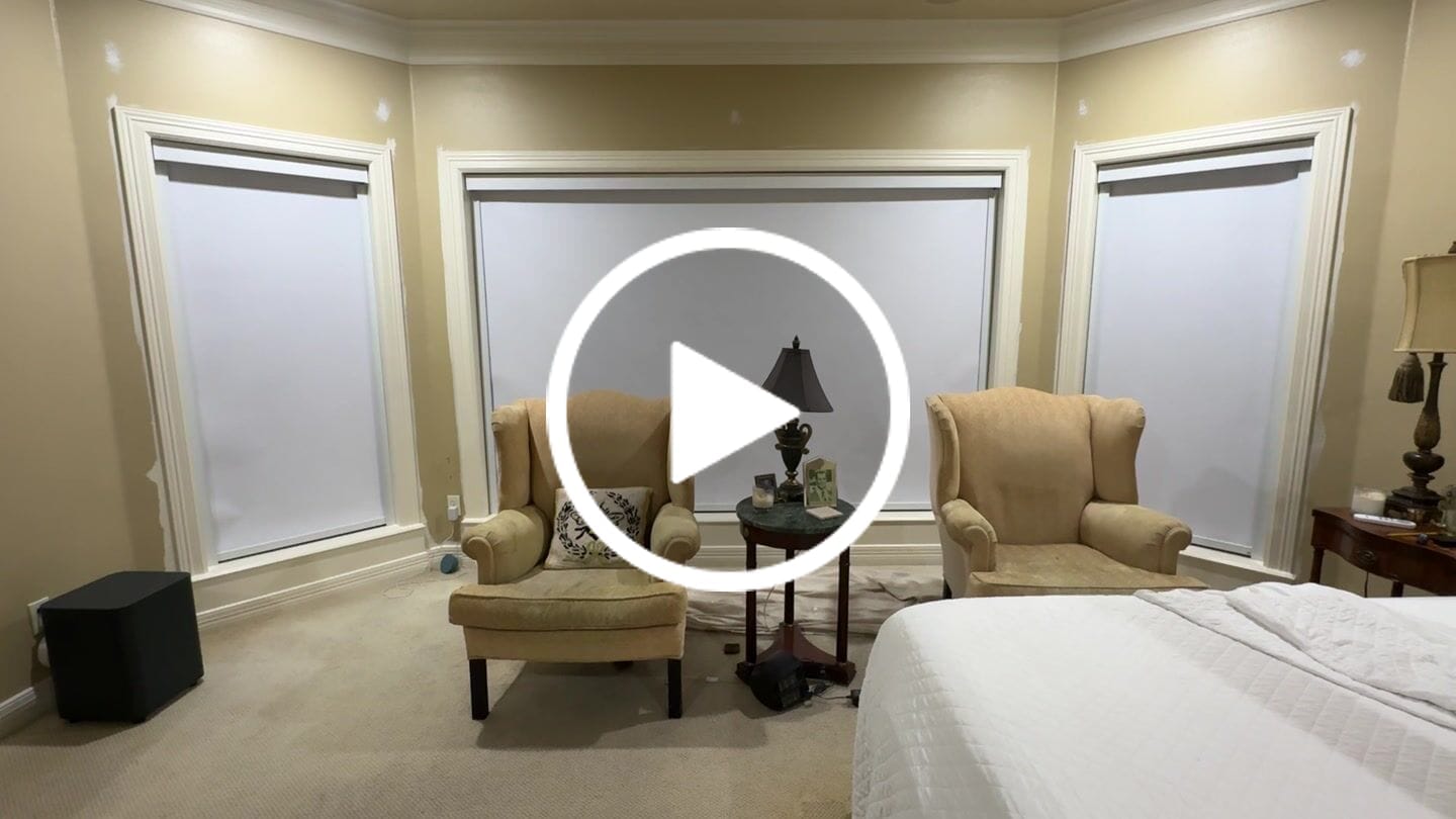 Customer video review of Bringnox Motorized Roller Shades 100% Blackout Vinyl