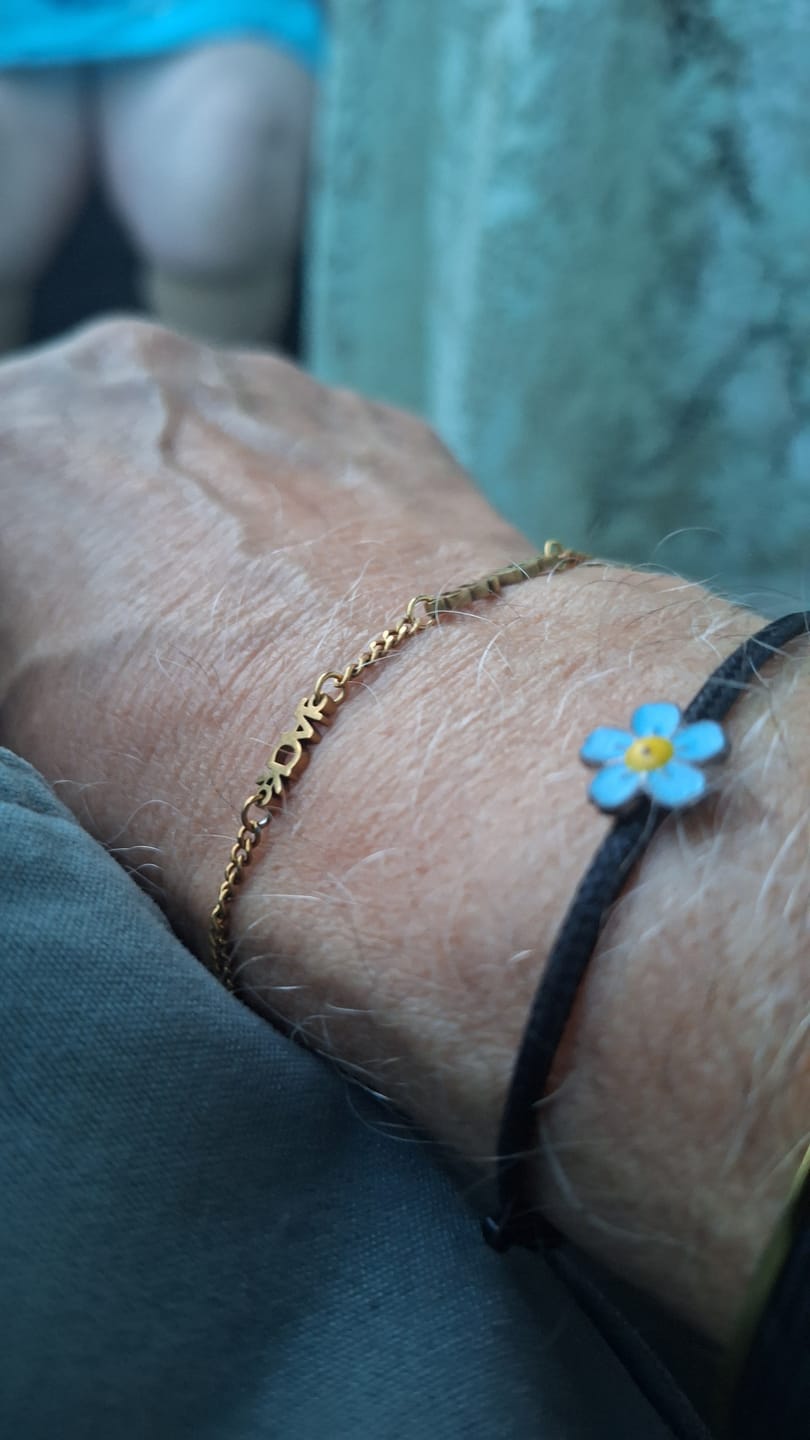 Customer photo review of Gepersonaliseerde armband met naam