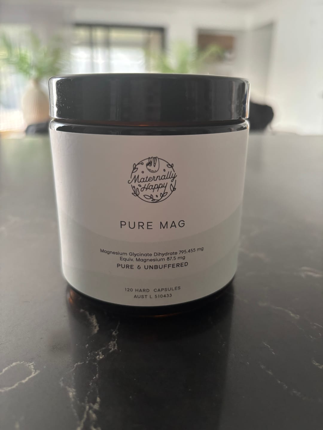 Customer photo review of Pure Mag | Unbuffered Magnesium Glycinate