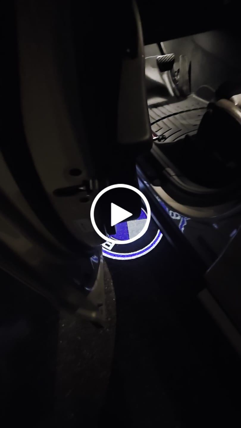 Customer video review of BMW X SERIES DOOR LIGHTS