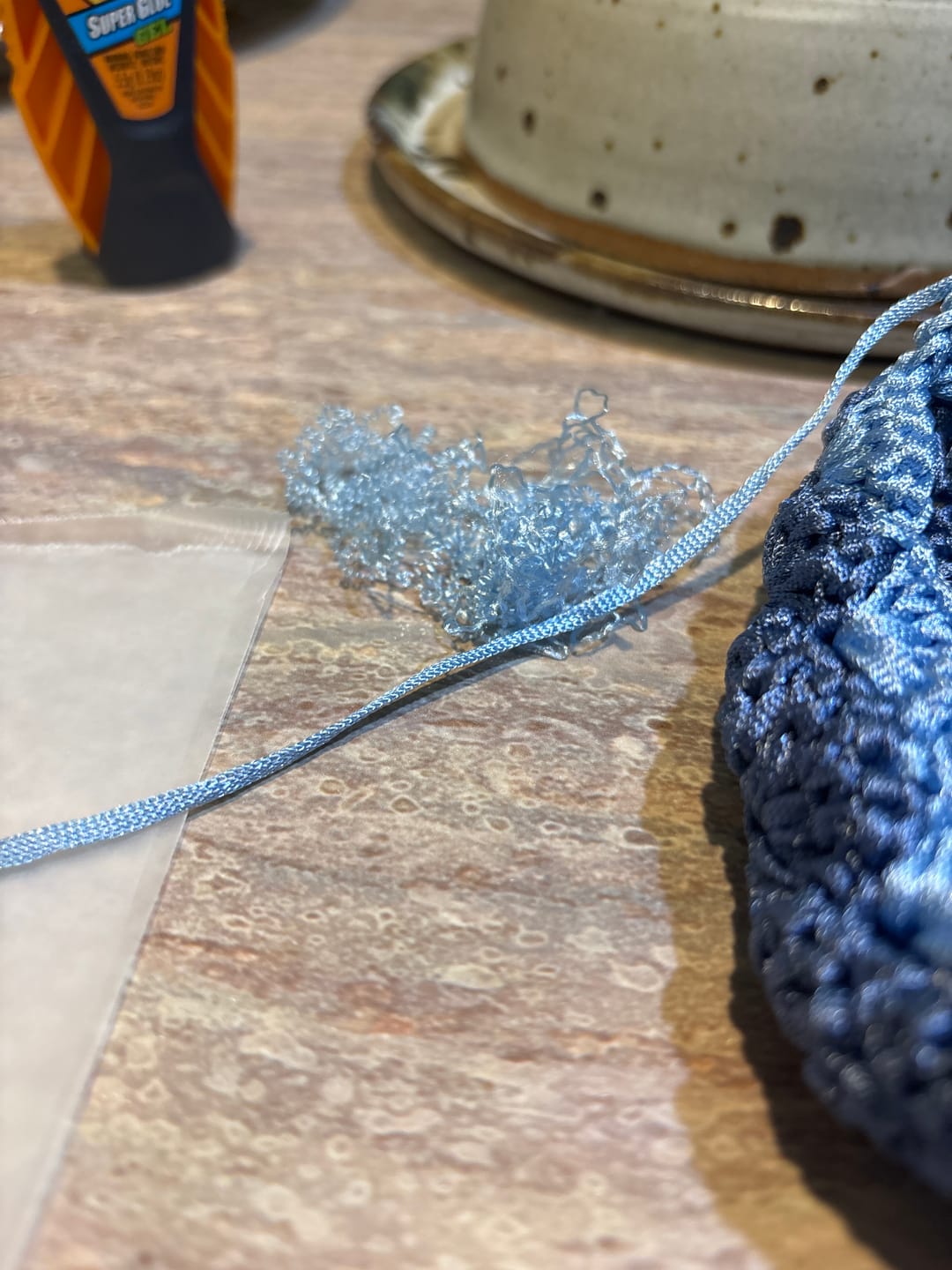 Customer photo review of Seabreaze Wave Tote Crochet Kit