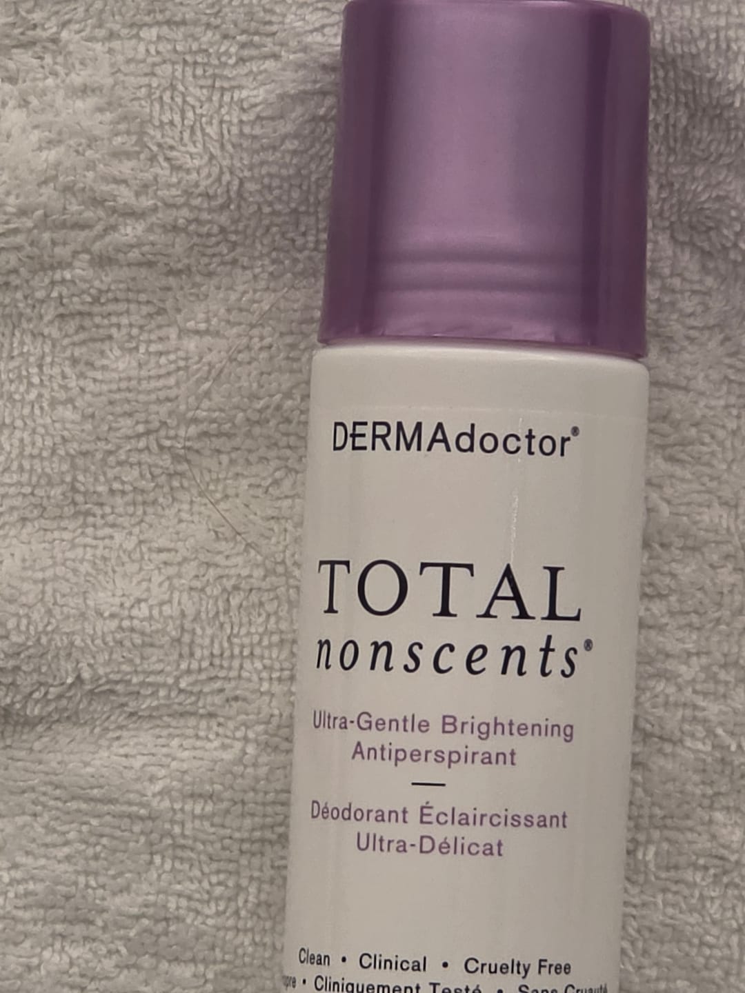 Customer photo review of Total Nonscents Brightening Ultra-Gentle Antiperspirant